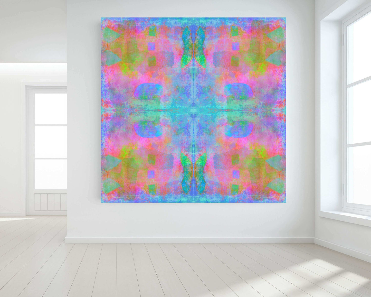 Azure Colorful Canvas Wall Art