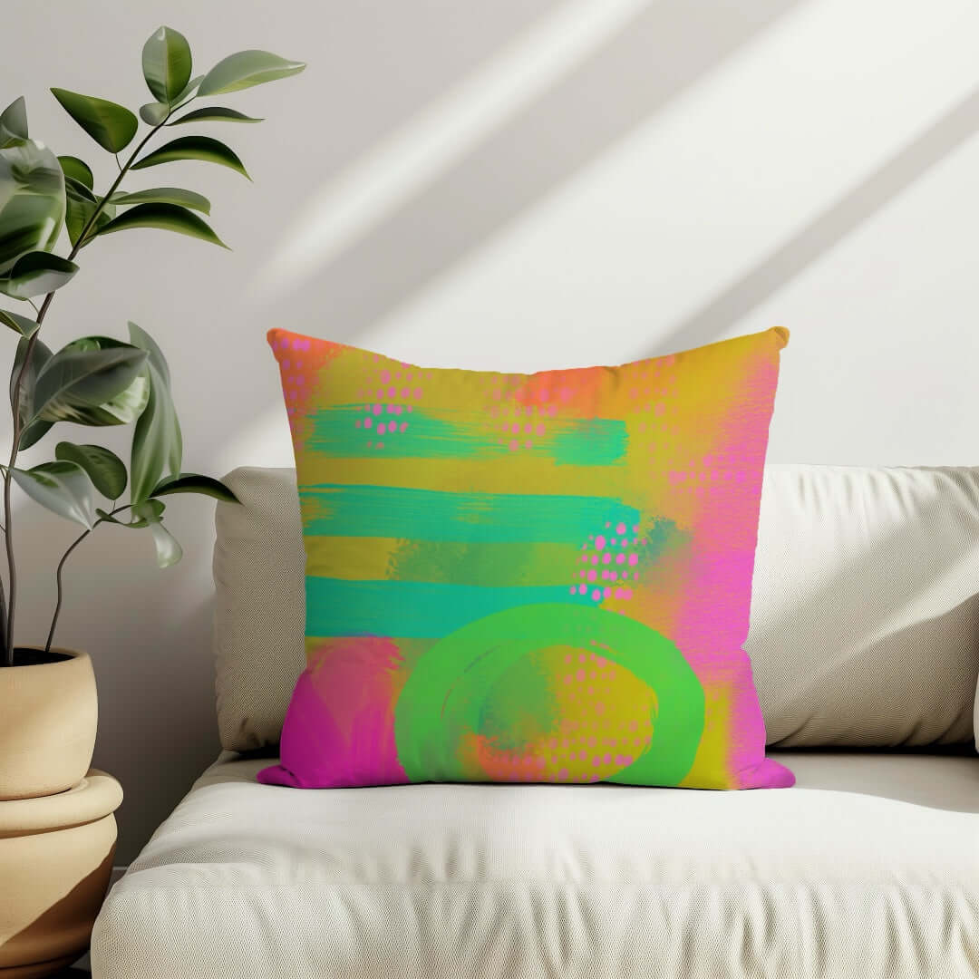 Hopscotch Premium Colorful Pillow