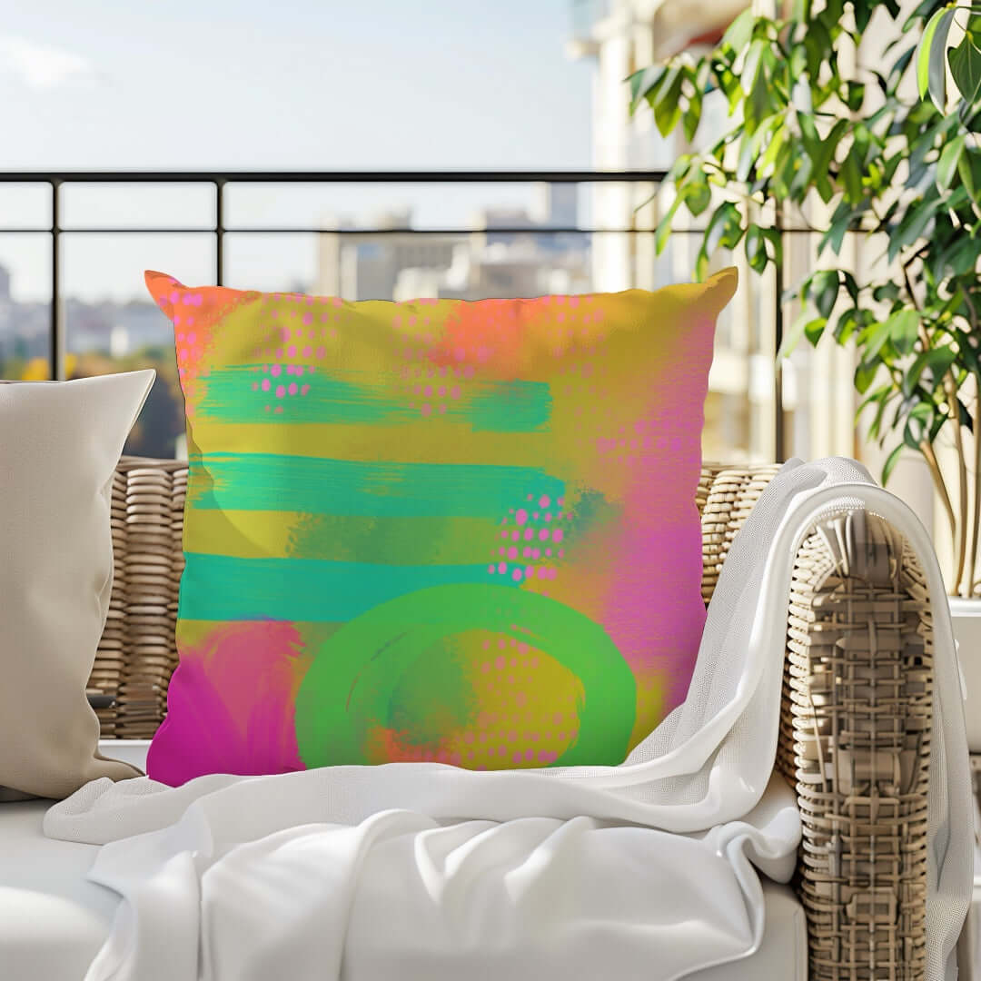 Hopscotch Premium Colorful Pillow