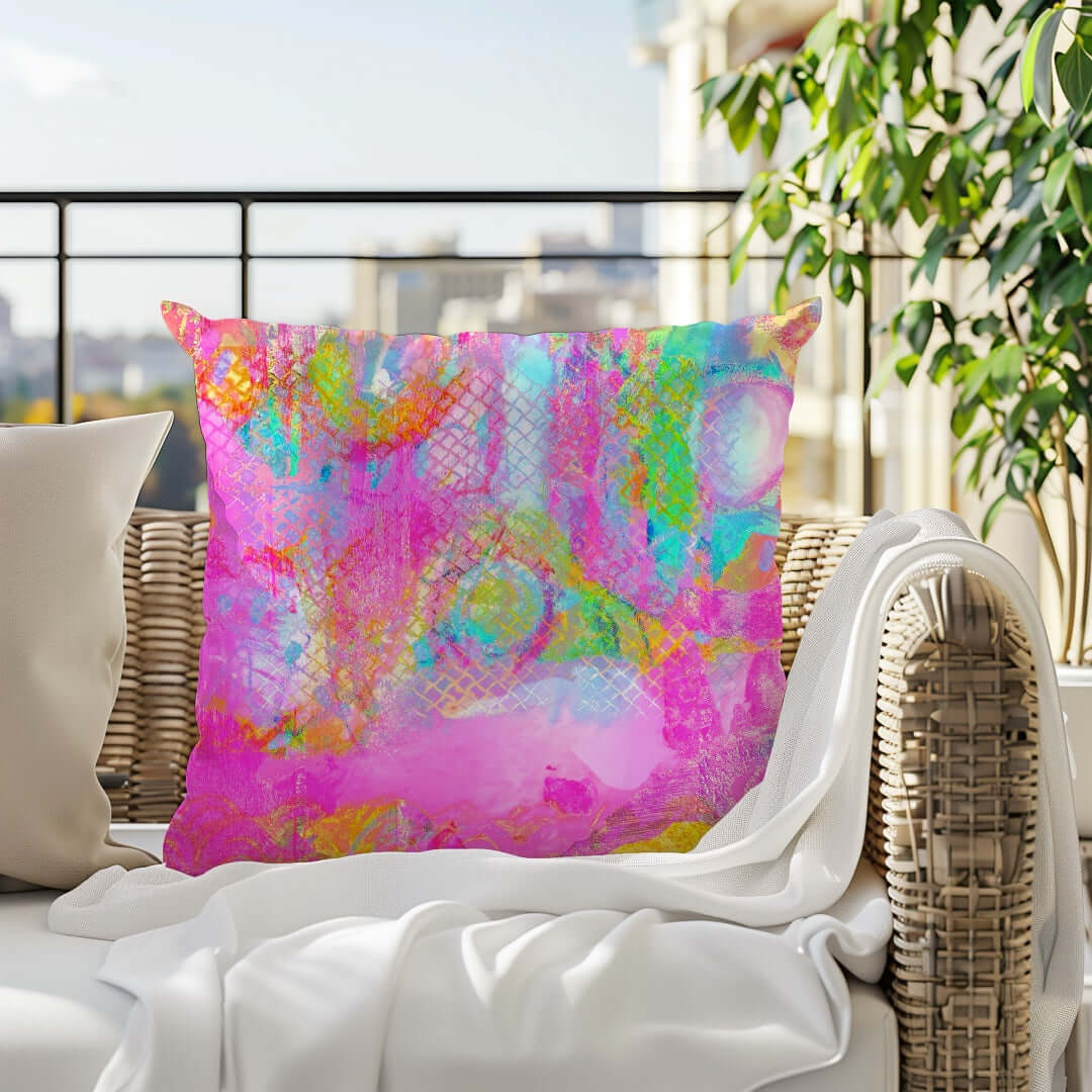 Candyland Premium Colorful Pillow