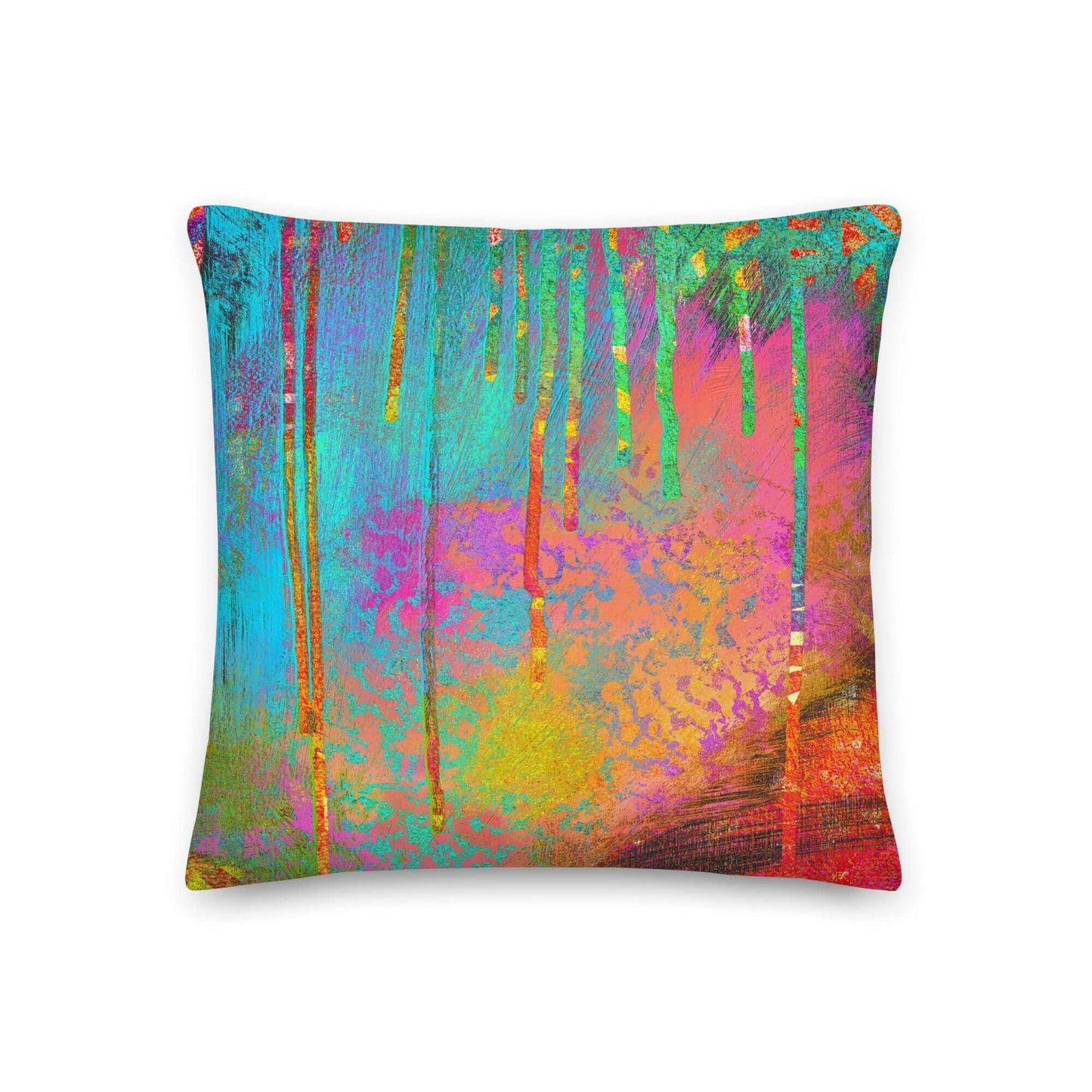 Into the Beyond Premium Colorful Pillow