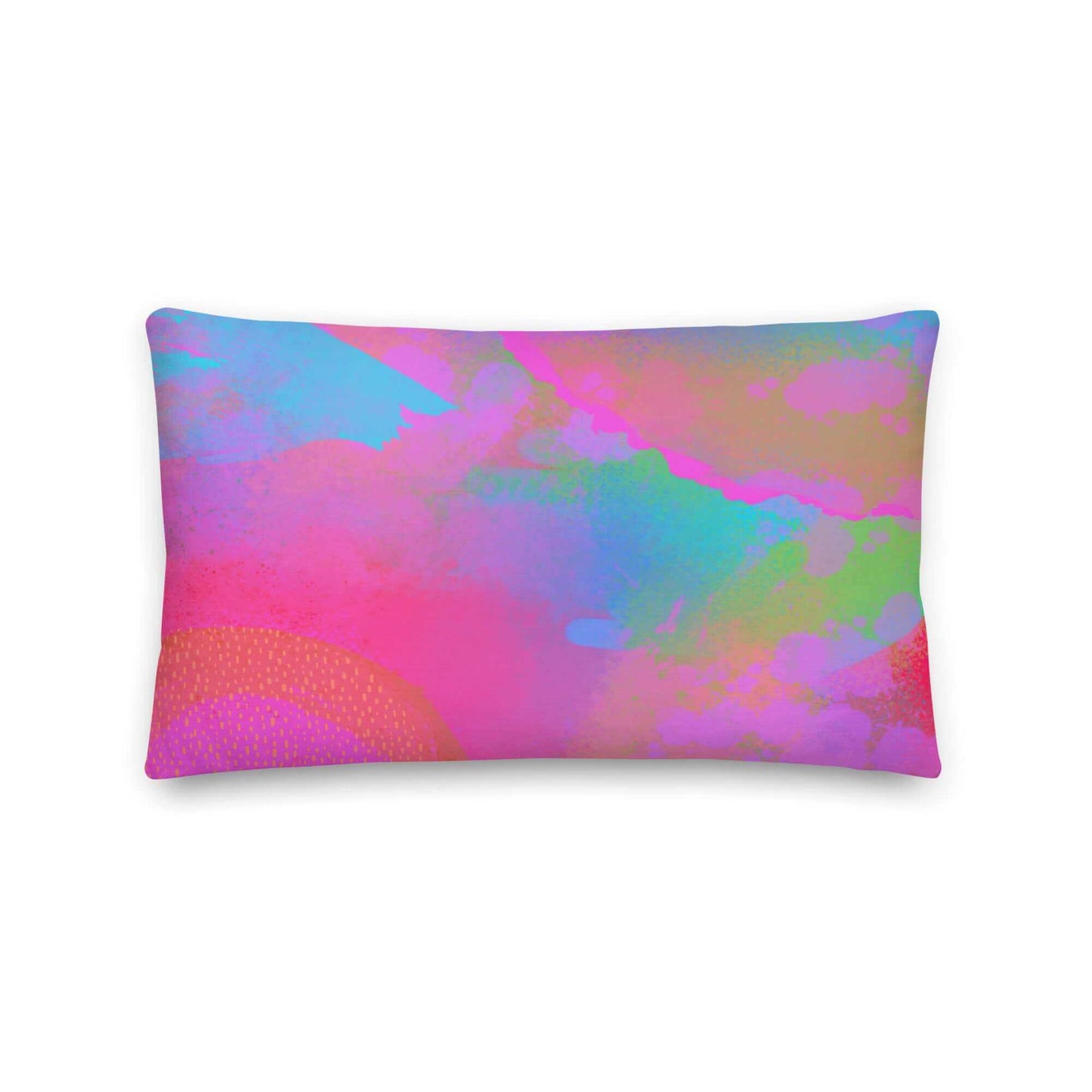 Between Worlds Premium Colorful Pillow