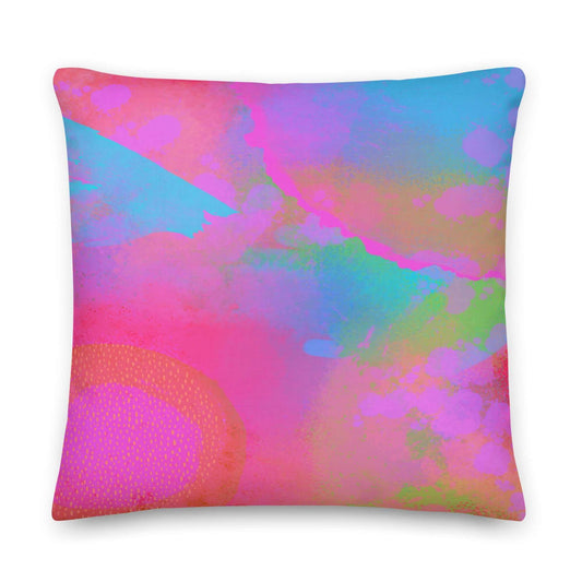 Between Worlds Premium Colorful Pillow