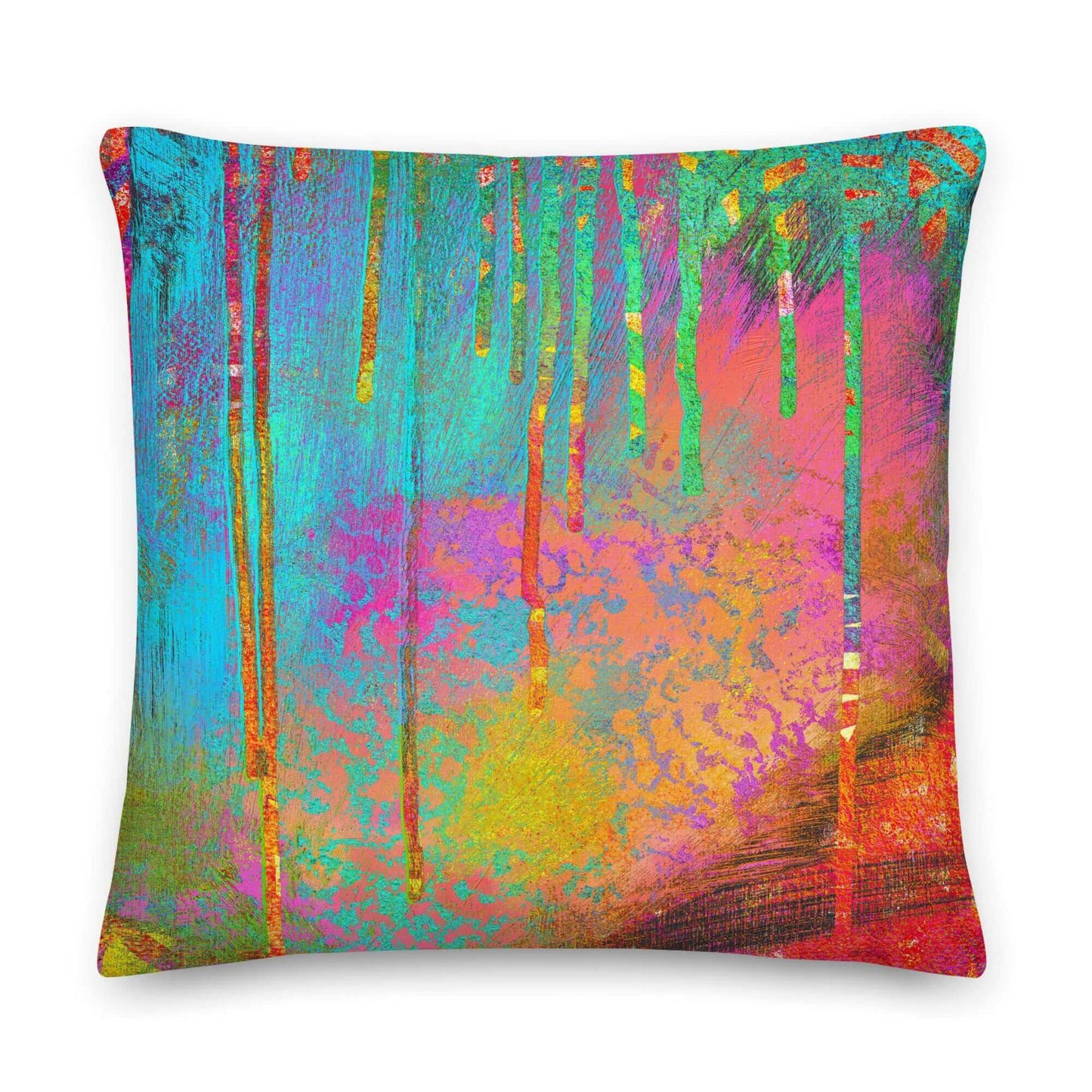 Into the Beyond Premium Colorful Pillow