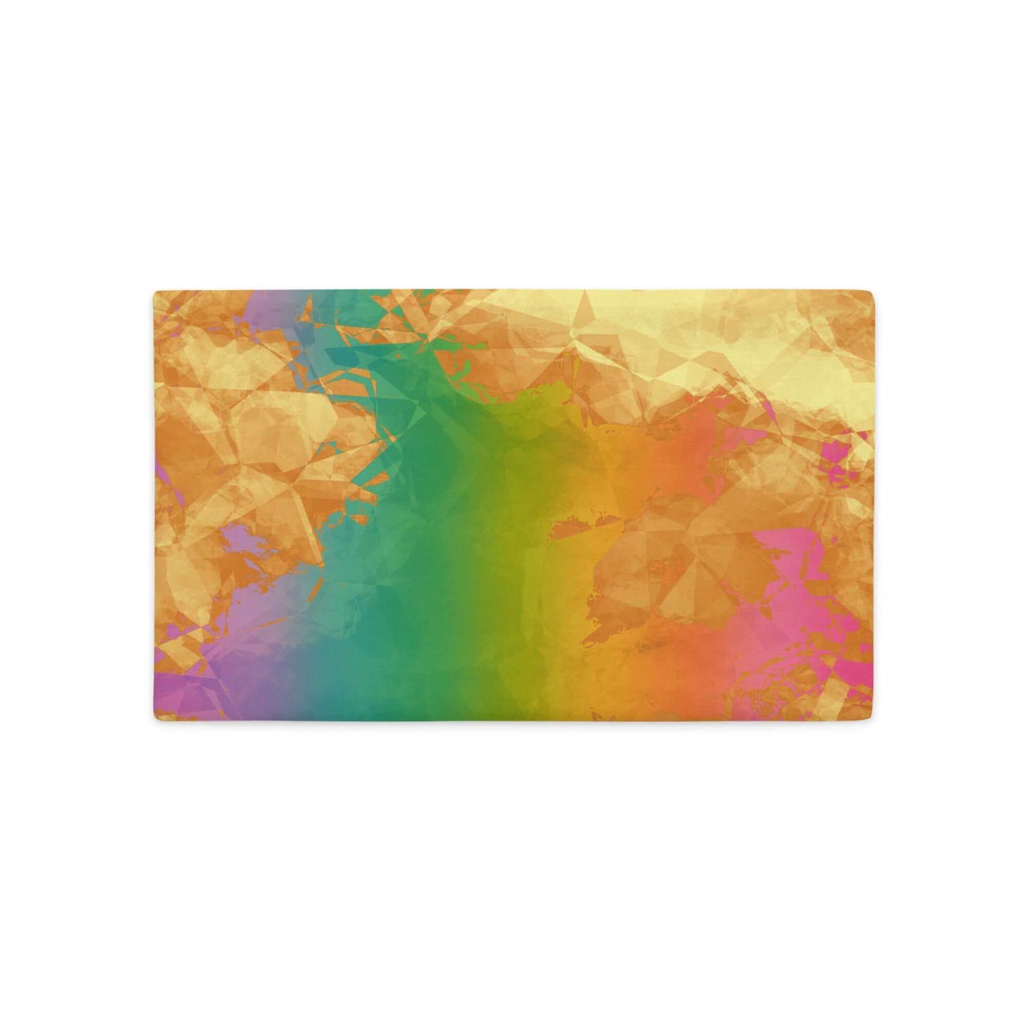 Rainbow Geode Premium Colorful Pillow Cover