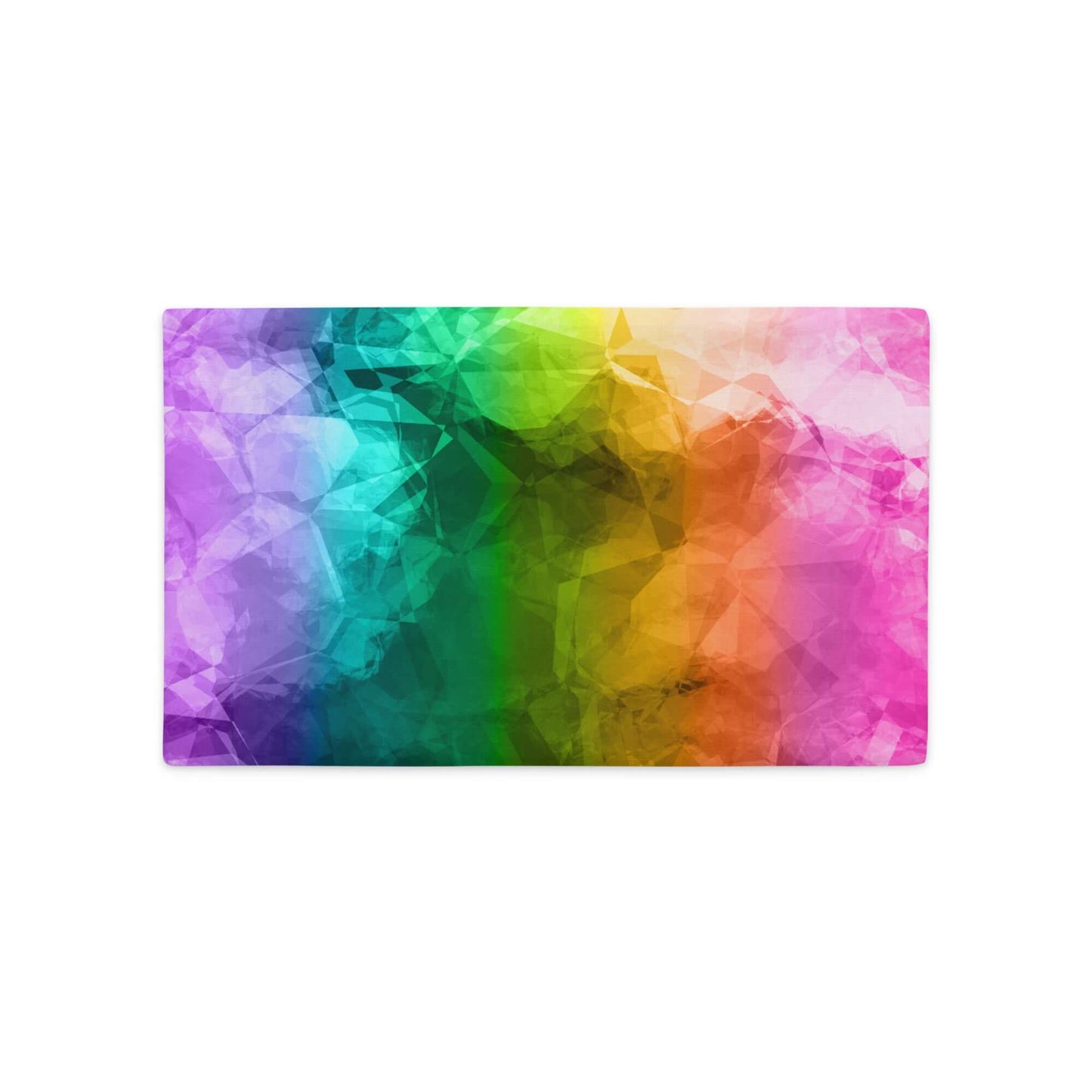 Rainbow Crumple Premium Colorful Pillow Cover