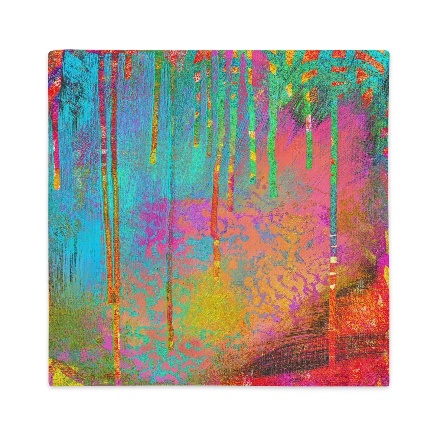 Into the Beyond Premium Colorful Pillow Cover