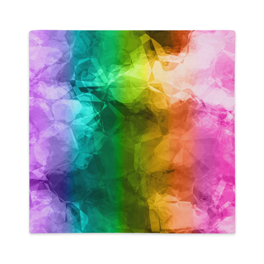 Rainbow Crumple Premium Colorful Pillow Cover